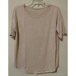 Gap Women’s, Medium, Pink, Short Sleeved, Flowy, Soft, Blouse! A2443